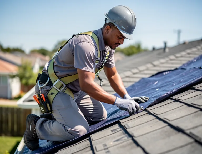 Roof Tarping service in South Boston